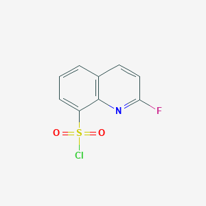 molecular formula C9H5ClFNO2S B8491612 2-Fluoroquinoline-8-sulfonyl chloride 