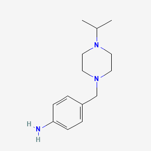 4-(4-Isopropyl-piperazin-1-ylmethyl)-phenylamine