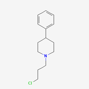 molecular formula C14H20ClN B8491699 1-(3-Chloropropyl)-4-phenylpiperidine 