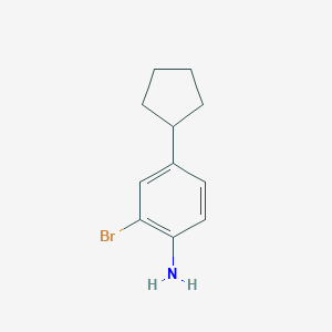 2-Bromo-4-cyclopentylaniline