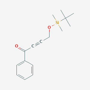4-{[Tert-butyl(dimethyl)silyl]oxy}-1-phenylbut-2-yn-1-one