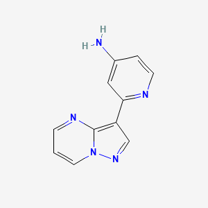 2-(Pyrazolo[1,5-a]pyrimidin-3-yl)pyridin-4-amine