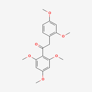 2-(2,4-Dimethoxyphenyl)-1-(2,4,6-trimethoxyphenyl)ethan-1-one