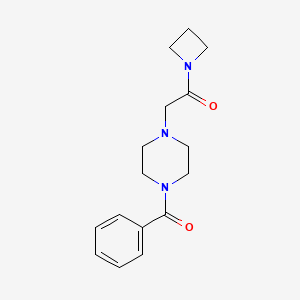 1-(Azetidin-1-yl)-2-(4-benzoylpiperazin-1-yl)ethanone