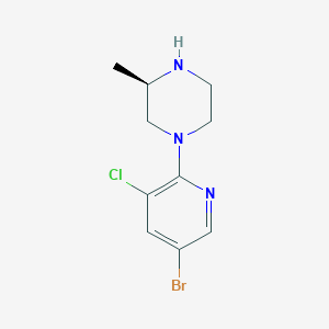 1-(5-Bromo-3-chloro-pyridin-2-yl)-3-(R)-methyl-piperazine