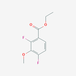molecular formula C10H10F2O3 B8491911 Ethyl 2,4-difluoro-3-methoxybenzoate 