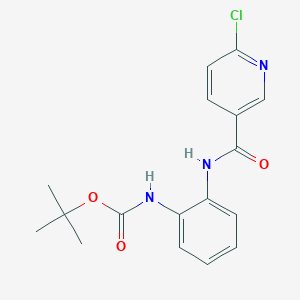 tert-Butyl 2-(6-chloronicotinamido)phenylcarbamate