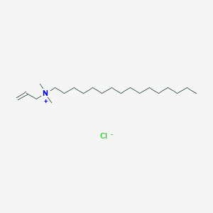 molecular formula C21H44ClN B8492152 N,N-Dimethyl-N-(prop-2-en-1-yl)hexadecan-1-aminium chloride CAS No. 51706-18-4