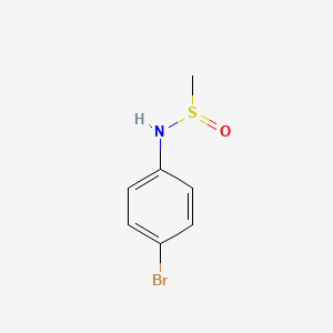 molecular formula C7H8BrNOS B8492158 N-(4-Bromophenyl)methanesulfinamide 