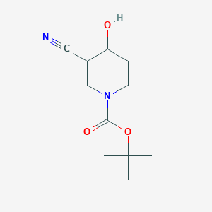 Tert-butyl 3-cyano-4-hydroxypiperidine-1-carboxylate