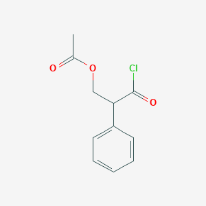 molecular formula C11H11ClO3 B084925 Acetyltropylic chloride CAS No. 14510-37-3
