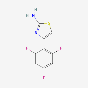 4-(2,4,6-Trifluorophenyl)thiazol-2-amine