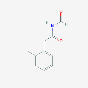 molecular formula C10H11NO2 B8492639 N-formyl-2-(o-methylphenyl)acetamide 