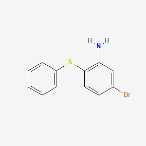 5-Bromo-2-(phenylthio)benzenamine
