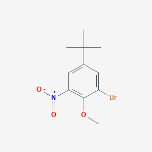 1-Bromo-5-(tert-butyl)-2-methoxy-3-nitrobenzene