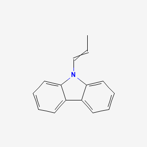 molecular formula C15H13N B8492695 9-(1-Propenyl)carbazole CAS No. 3324-18-3