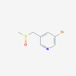 3-Bromo-5-methanesulfinylmethyl-pyridine