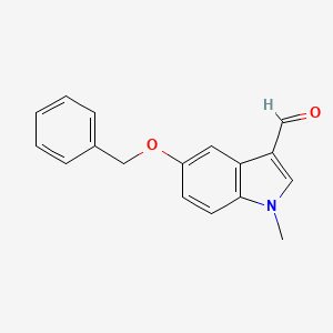 molecular formula C17H15NO2 B8492774 5-(Benzyloxy)-1-methyl-1H-indole-3-carbaldehyde 