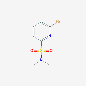 molecular formula C7H9BrN2O2S B8492790 6-bromo-N,N-dimethylpyridine-2-sulfonamide CAS No. 869640-47-1
