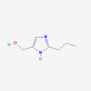 molecular formula C7H12N2O B8492806 2-n-Propyl-4-imidazolemethanol 
