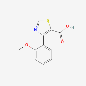 molecular formula C11H9NO3S B8492845 4-(2-Methoxyphenyl)-thiazole-5-carboxylic acid 