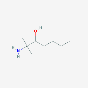 molecular formula C8H19NO B8492887 2-Amino-2-methyl-3-heptanol 