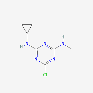 2-Cyclopropylamino-4-methylamino-6-chloro-s-triazine
