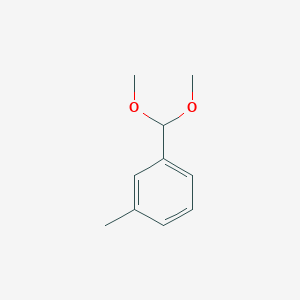 molecular formula C10H14O2 B8493372 3-Methylbenzaldehyde dimethyl acetal 