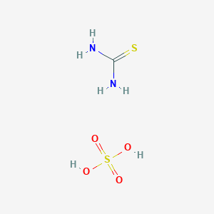 molecular formula CH6N2O4S2 B8493456 Thiourea, sulfate CAS No. 37622-16-5