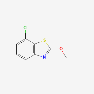 molecular formula C9H8ClNOS B8493517 7-Chloro-2-ethoxybenzothiazole 