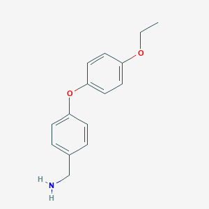 B8493675 4-(4-Ethoxyphenoxy)benzylamine CAS No. 937599-05-8