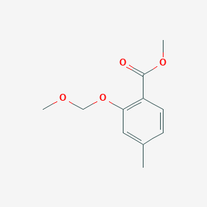 molecular formula C11H14O4 B8493701 Methyl 2-(methoxymethoxy)-4-methylbenzoate CAS No. 58402-71-4