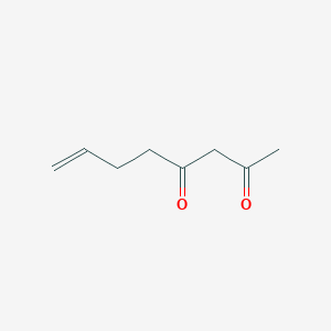 molecular formula C8H12O2 B8493712 7-Octene-2,4-dione 