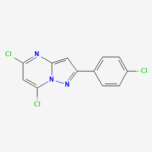 5,7-Dichloro-2-(4-chlorophenyl)-pyrazolo[1,5-a]pyrimidine
