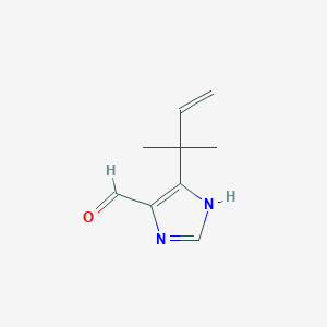 5-(1,1-Dimethylallyl)-3H-imidazole-4-carbaldehyde