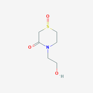 4-(2-Hydroxyethyl)-1lambda~4~,4-thiazinane-1,3-dione