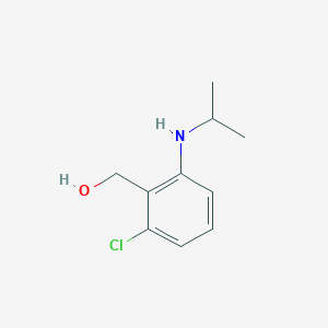 molecular formula C10H14ClNO B8493845 [2-Chloro-6-(isopropylamino)phenyl]methanol 