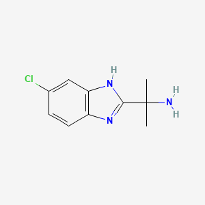 1-(5-chloro-1H-benzimidazol-2-yl)-1-methylethylamine