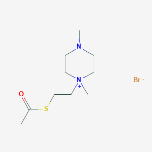 1-[2-(Acetylsulfanyl)ethyl]-1,4-dimethylpiperazin-1-ium bromide
