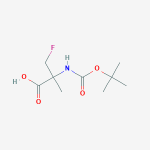 2-((tert-Butoxycarbonyl)amino)-3-fluoro-2-methylpropanoic acid