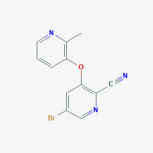 5-Bromo-3-(2-methylpyridin-3-yloxy)picolinonitrile