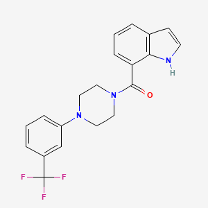 Piperazine,1-(1h-indol-7-ylcarbonyl)-4-[3-(trifluoromethyl)phenyl]-