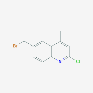 6-Bromomethyl-2-chloro-4-methylquinoline