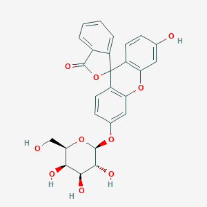 molecular formula C26H22O10 B008494 Fluorescein mono-beta-d-galactopyranoside CAS No. 102286-67-9