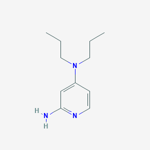 molecular formula C11H19N3 B8494012 N4,N4-Dipropylpyridine-2,4-diamine 