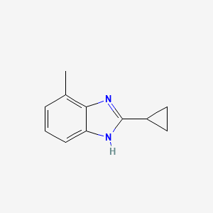 2-Cyclopropyl-4-methyl-1H-benzoimidazole