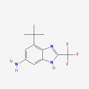4-tert-Butyl-2-(trifluoromethyl)-1H-benzimidazol-6-amine