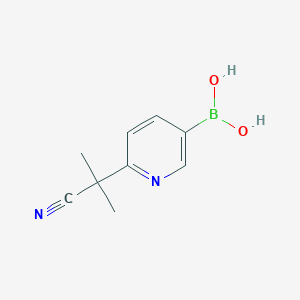 6-(2-Cyanopropan-2-yl)pyridin-3-ylboronic acid