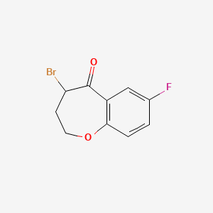 4-bromo-7-fluoro-3,4-dihydrobenzo[b]oxepin-5(2H)-one