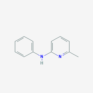molecular formula C12H12N2 B8494086 2-Anilino-6-methylpyridine 
